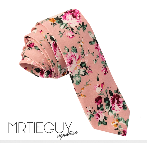 PINK FLORAL - MR TIE GUY - For The Daring & Dapper™