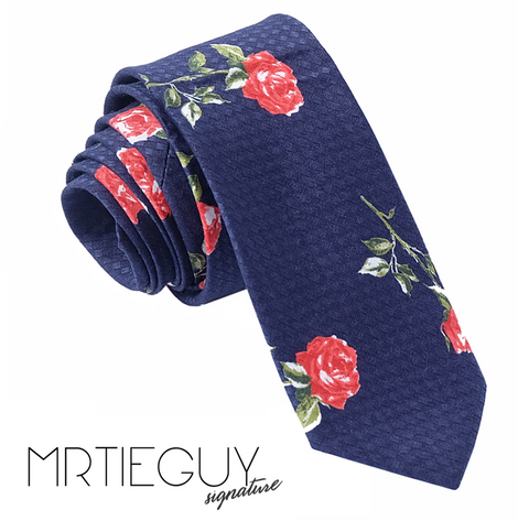 RED ROSE TIE - MR TIE GUY - For The Daring & Dapper™
